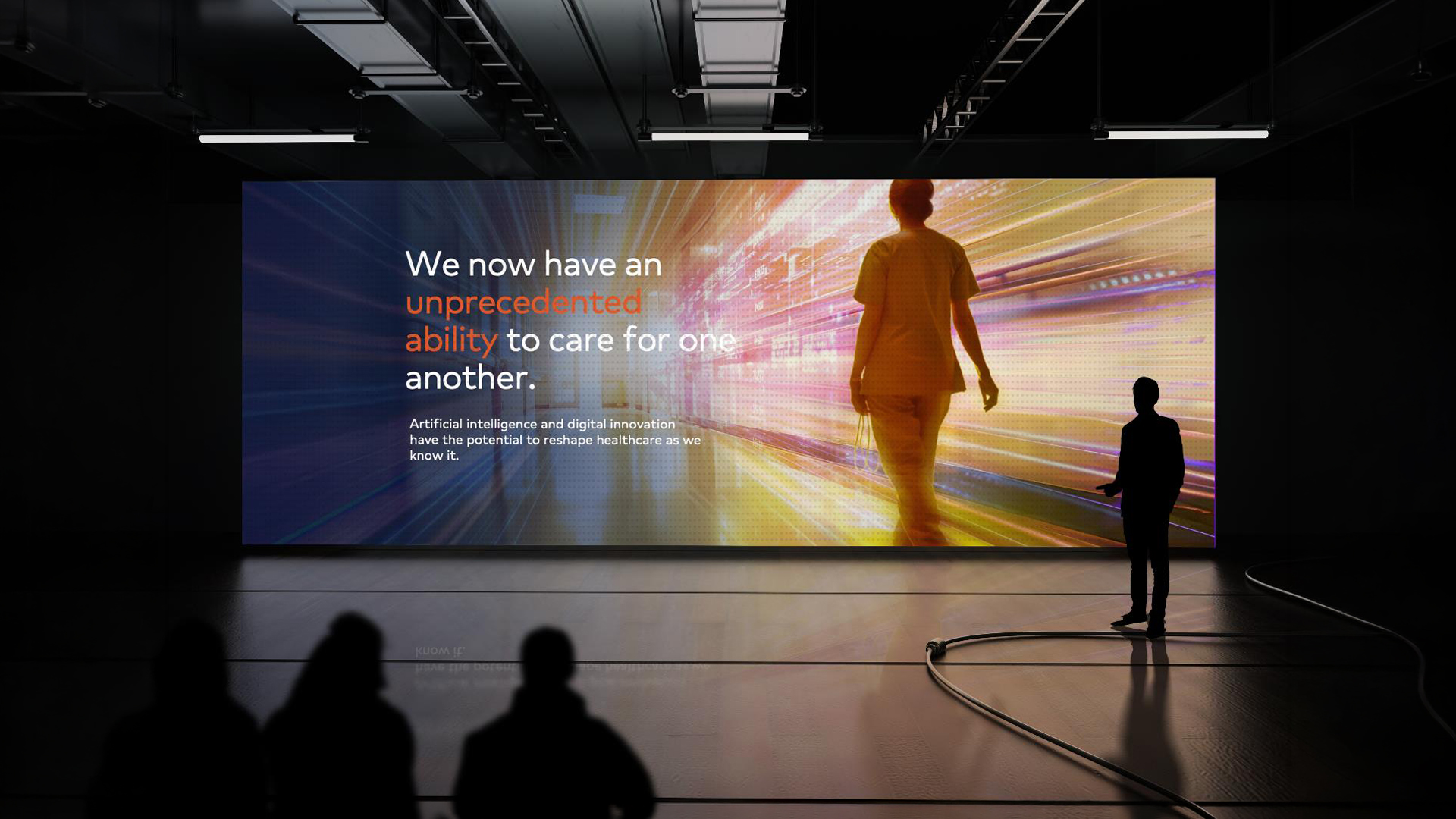 HCA Healthcare — immersive digital experience installation